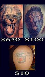 Suddenly The 100 Tat Doesn T Seem So Bad Exactly Good Tattoos Ain T Cheap And Cheap Tattoos Ain T Good Funny Tattoos Tattoo Fail Tattoo Fails