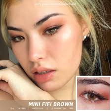 Kitty Kawaii Fifi Brown Monthly Colored Contacts