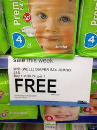 Walgreens: Buy One Get One Free Babycare Diapers and Wipes