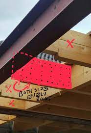 Builders have cocked up really, drawing shows timber bolted in flange and hangers. Fitting Joists In Steel Rsj Diynot Forums