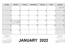 Printable 2022 Pdf Calendar Templates Calendarlabs
