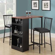 Dorel Living Isla 3 Piece Counter Height Dining Set With Storage Espresso Walmart Com Pub Table And Chairs Pub Table Sets Dining Furniture Sets