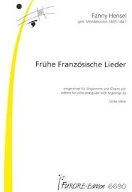 It also analyses reviews to verify trustworthiness. Fruhe Franzosische Lieder Early French Songs Von Fanny Hensel Noten Fur Gesang Partitur