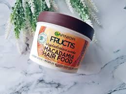 Garnier Fructis Hair Food Macadamia Wygladzajaca Maska Do Wlosow Suchych I Niesfornych Pani Blondynka Cafe mimi maska do włosów odżywienie i regeneracja. garnier fructis hair food macadamia