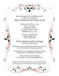 Check spelling or type a new query. Workman Christmas Party Invitation Florida Politics Campaigns Elections Lobbying Government