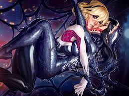 Wallpaper ID: 579898 / by Georgy Stacker, Spider-Gwen and She-Venom, Spider,  Style, Fantasy, Girls, Symbiote, Teeth, Spider-Woman, Spider Gwen,  Language, Georgy Stacker, Tongue free download