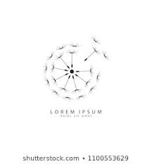 Dandelion Logo Vector Illustration Dandelion Icon Stock Vector Royalty Free 1100819855 In 2020 Vector Logo Geometric Logo Branding Design Logo