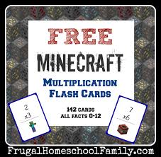 We have many more printables, including study charts and tables. Free Minecraft Multiplication Flash Cards Money Saving Mom