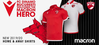 The front of the shirt is unique thanks to a diagonal white gap in the middle that interrupts the traditional black and white embossed stripes. Pro Soccer Kits On Twitter The New 2019 20 Dinamobucharest Home And Away Kits By Macron Football Fussball Soccer Futbol