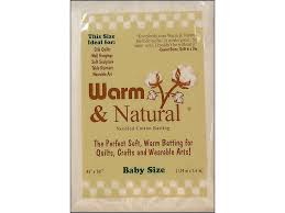 It's kinder to the environment and kinder to your batting. Warm Natural Crib Size 45 X 60 Cotton Batting 1 Each Walmart Com Walmart Com