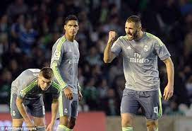 Real Betis 1 1 Real Madrid Benzema Cancels Out Alvaro Cejudo Stunner Real Madrid Ronaldo Real Madrid Ronaldo