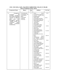 Soal pts sejarah indonesia kelas 11 semester 1 tahun 2021. Kisi Kisi Soal Soal Sejarah Semester I Kelas Xi Wajib