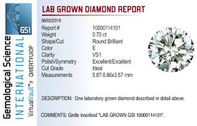 Grading Reports Gsi Gemological Science International