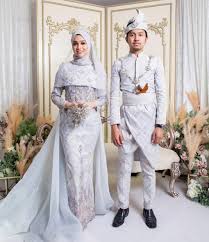 Baju pengantin songket elfira loy memang wow blog sihatimerahjambu. Buy Baju Nikah Grey Cheap Online
