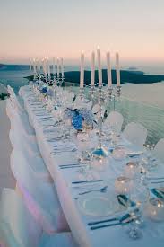 Beautiful Destination Wedding Dinner Setting My Greek Wedding Santorini Wedding Greek Wedding