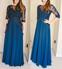 Trying On The Noelle Navy Blue Azazie Mother Of The Bride Dress Review And Fit Notes For This Moth Bridesmaid Dress Colors Dresses Mother Of The Bride Dresses