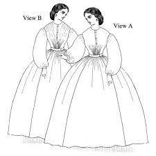 Back 1789 to 1829 federalist era 1830s to 1840s jacksonian era 1850s to 1860s antebellum era 1870s to 1890s gilded era 1900 to 1920 edwardian era 1921 to 1930 flapper era 1931 to 1940 coco chanel era. Tv452 1860s Work Dresses Dresses For Work Dress Patterns Free Womens Sewing Patterns