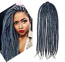 Steel Blue Crochet Braids 24 Inches 8 99 Crochet Braids Hairstyles Braid In Hair Extensions Braided Hairstyles