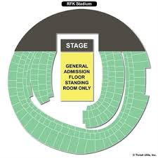 53 Meticulous Rfk Stadium Seating Map