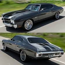 1970 Chevy Chevelle Ss 454 Black Instagram Photo By Kustom Classics Jun 29 2016 At 12 19am Utc Chevy Muscle Cars Chevy Chevelle Classic Cars Muscle