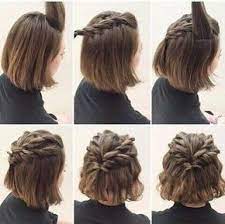 5 Coiffures Pour Les Cheveux Courts Coffee Break Coiffure Soiree Coiffure Cheveux Cours Cheveux Courts Tuto