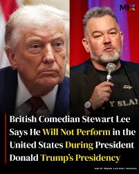 Stewart Lee's Alleged U.S. Boycott Due to Trump Remains Unverified British  comedian Stewart Lee has been rumored to have announced that he would not  perform in the U.S. during President Trump's tenure,