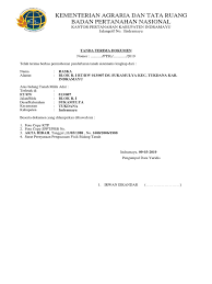Surat tanda terima uang adalah surat bukti adanya transaksi yang di dalamnya terdapat informasi berupa jumlah uang yang diterima, siapa yang menerima serta ada beberapa contoh surat tanda terima yang bisa dijadikan referensi. Warkah Berkas Permohonan 2 Riwayat