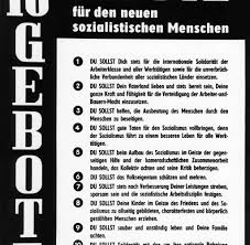 In der regel falteten die menschen den stimmzettel einfach und. Walter Ulbricht Im Juli 1958 10 Gebote Fur Den Neuen Sozialistischen Menschen Welt