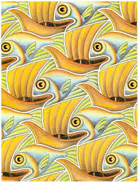 Dream M C Escher Art Deco Print Escher Art Art