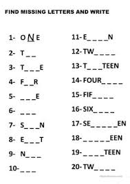 Some of the worksheets displayed are look at each write the first letter of the, beginning letter sounds, phonics, letter and letter sound identification implications for, og orn ig arn, alphabet bingo how to play i j k l, kindergarten beginning letter sounds 4, name date beginning sounds what is the. English Esl Numbers Worksheets Most Downloaded 952 Results