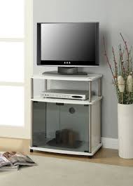 This stylish, rustic farmhouse tv stand blends with a modern aesthetic by featuring glass cabinet doors. Convenience Concepts Designs2go No Tools Tv Stand With Black Glass Cabinet For Tvs Up To 25 Multiple Colors Walmart Com Walmart Com
