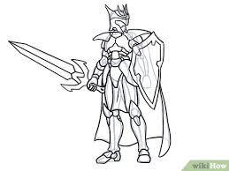 How To Draw A Knight With Pictures Wikihow Learn how to make a chainmail in this tutorial, according to the '4 in 1' method, from aluminum wire, a it is possible to make your chainmail with steel for a more realistic and strong result, but it will be. how to draw a knight with pictures