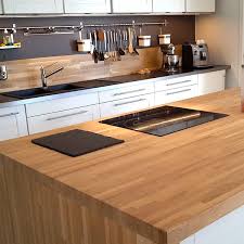 Plan de travail et crédence en stock. Plan De Travail Chene Massif Premier Choix Et Aubier 26 32 40 50mm