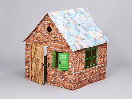 Wir bauen ein haus aus kartons. Diese Kinderspielhaus Aus Pappe Ist Schnell Nachgebaut Ratgeber Bauhaus