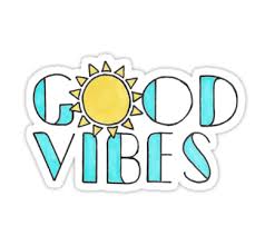 Good Vibes Sticker By Jamie Maher Tumblr Stickers Summer Sticker Bubble Stickers