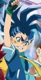 This Boy With Blue Hair And Clothes Whose Face Looks A Lot Like Aiga S Face Is One Of The 2 New Protagonists Of Season 5 Su Boys Blue Hair Beyblade Burst Anime