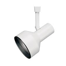 Halo White Body Lazer Large Step Cylinder Track Lighting Head With Black Baffle Lzr306p The Home Depot
