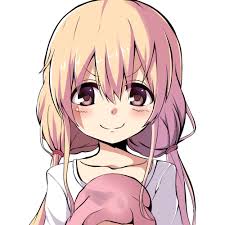 Girls with brown eyes and blonde hair can finish off this look with vivid eyeshadows and some neutral lipstick. Anime Blonde Hair And Blush Image 2906550 On Favim Com