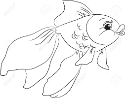 Fish Cartoon Drawing Cartoon Drawings Cartoon Goldfish