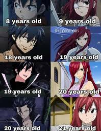 Idade Dos Personagens De Acordo Com As Temporadas Fairy Tail Photos Fairy Tail Anime Fairy Tale Anime