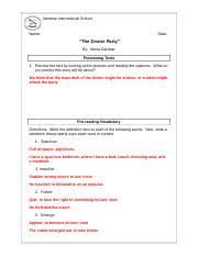 The colonel arguing with the other guests. The Dinner Party Answersheets Docx Menese International School Name Date The Dinner Party By Mona Gardner Previewing Texts 1 Preview The Text By Course Hero