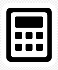 This vector illustration includes two variations of the icon one in black on a light background on the left and another version in white on a dark background positioned on the right. Black Calculator Png Creative Commons Calculator Icon Transparent Png 2000x2000 63103 Pngfind