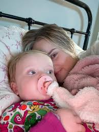 It won't be like this for long 🤍 Soaking up every moment 🎀🥹 they are  right, babies don't keep!!!!