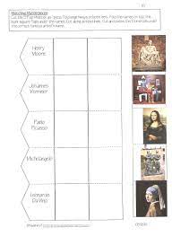 Lapbooks Famous Artists Homeschool Art Lapbook