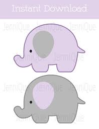 Printable Elephant Decor Elephant Baby Shower Decoration Elephant 1st Birthday Decor Purple And Gre Elefante Decoracion Baby Shower Elefantes Elefantes Bebe