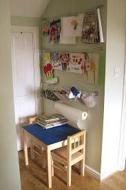 Our Play Space Kitchen Art Corner Kids Art Space Kids Art Corner Kids Room Organization Diy