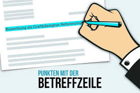Bewerbung Betreff Tipps Beispiele Formulierungen