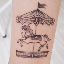 Lovely Carousel Tattoo Carousel Tattoo Cool Tattoos Simple Tattoos