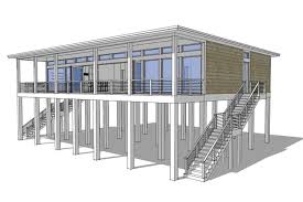 Maybe you would like to learn more about one of these? House Plan 028 00092 Modern Plan 2 457 Square Feet 4 Bedrooms 2 Bathrooms In 2021 House On Stilts Beach House Plans Stilt House Plans