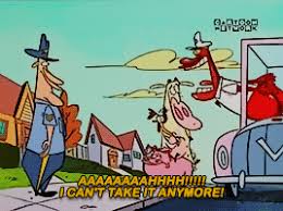 Share the best gifs now >>>. Red Guy Cow And Chicken Explore Tumblr Posts And Blogs Tumgir